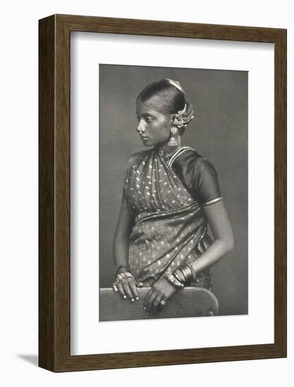 'Tamulin mit Schmuck', 1926-Unknown-Framed Photographic Print