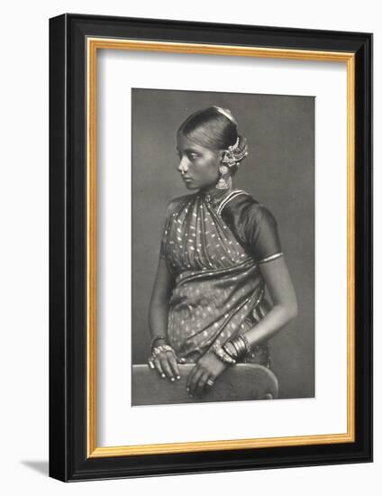 'Tamulin mit Schmuck', 1926-Unknown-Framed Photographic Print