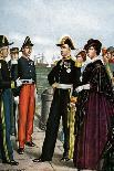 Risorgimento: Meeting at Teano De Vittorio Emanuele II (Victor Emmanuel Ii) (Victor-Emmanuel) (1820-Tancredi Scarpelli-Giclee Print