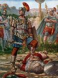 Roman Antiquite: Roman General Lucullus (115-67 Bc) Conquered Tigrane II and the Pontic and Armenia-Tancredi Scarpelli-Giclee Print