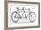 Tandem Bicycle, c1900-null-Framed Giclee Print