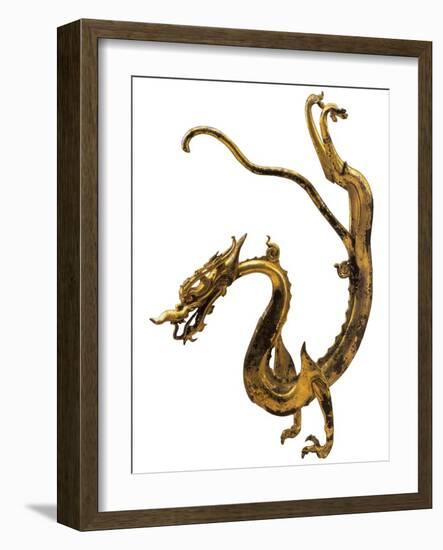 Tang Dynasty Gilt Bronze Dragon-null-Framed Photographic Print