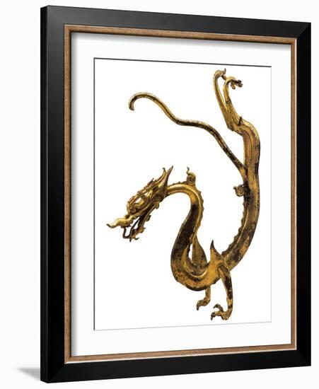 Tang Dynasty Gilt Bronze Dragon-null-Framed Photographic Print