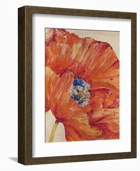 Tangerine Bloom 1-Linza Bouchet-Framed Art Print