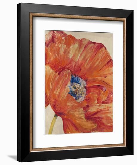 Tangerine Bloom 1-Linza Bouchet-Framed Art Print