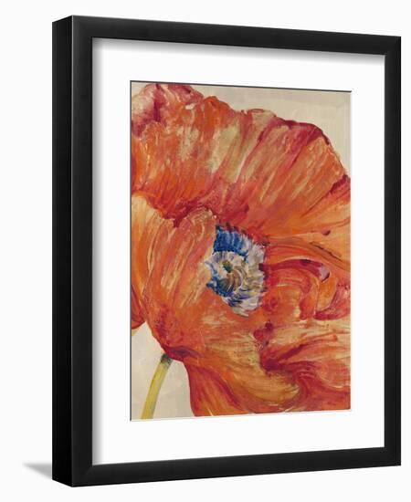 Tangerine Bloom 1-Linza Bouchet-Framed Art Print