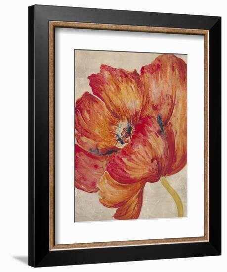 Tangerine Bloom 2-Linza Bouchet-Framed Art Print