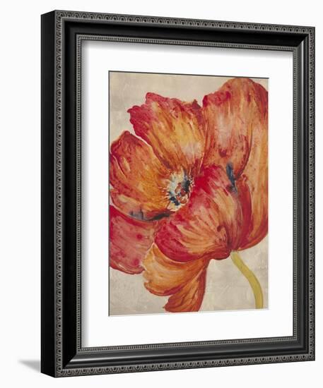 Tangerine Bloom 2-Linza Bouchet-Framed Art Print