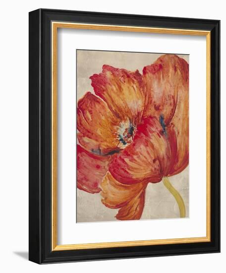 Tangerine Bloom 2-Linza Bouchet-Framed Art Print