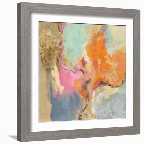 Tangerine Gold Mid Mod-Silvia Vassileva-Framed Art Print