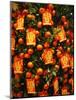 Tangerine Good Luck Symbols, Chinese New Year Decoration, Macao, China, Asia-null-Mounted Photographic Print