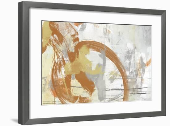 Tangerine & Grey I-June Erica Vess-Framed Art Print