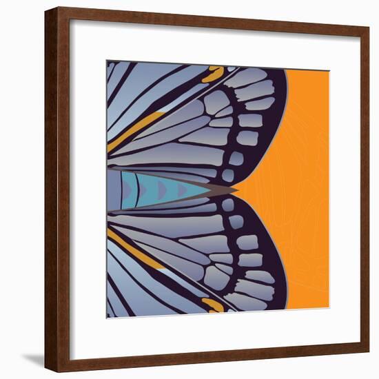 Tangerine Iris-Belen Mena-Framed Giclee Print