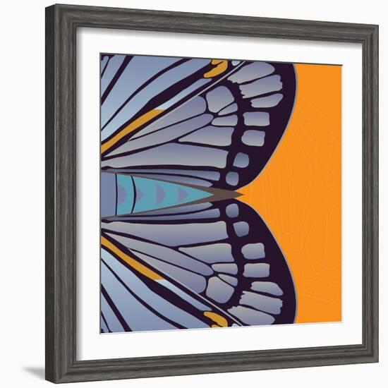 Tangerine Iris-Belen Mena-Framed Giclee Print