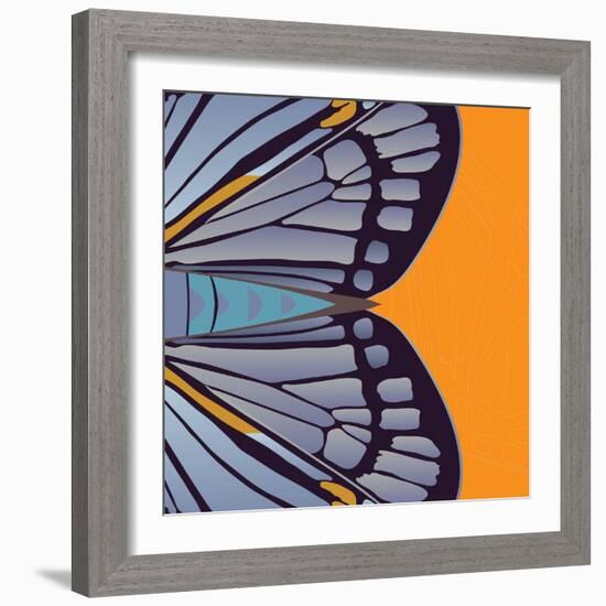 Tangerine Iris-Belen Mena-Framed Giclee Print