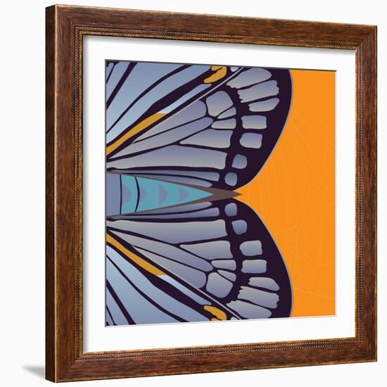 Tangerine Iris-Belen Mena-Framed Giclee Print