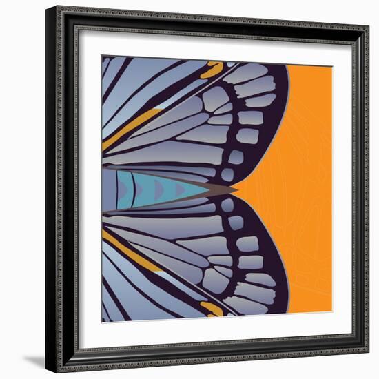 Tangerine Iris-Belen Mena-Framed Giclee Print