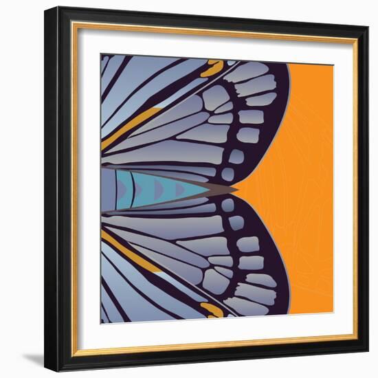 Tangerine Iris-Belen Mena-Framed Giclee Print