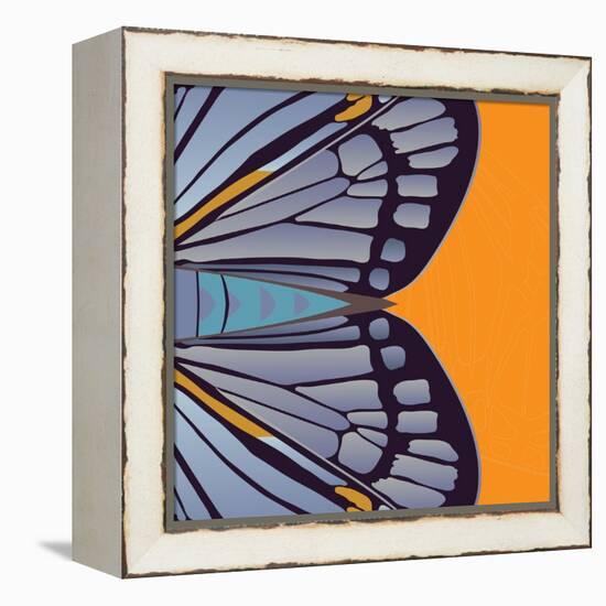 Tangerine Iris-Belen Mena-Framed Premier Image Canvas