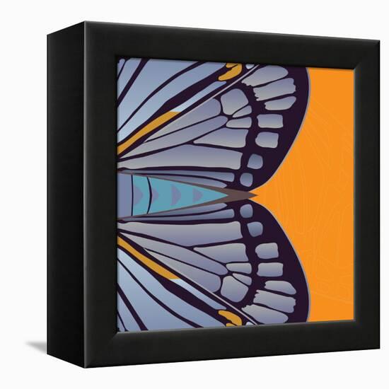 Tangerine Iris-Belen Mena-Framed Premier Image Canvas