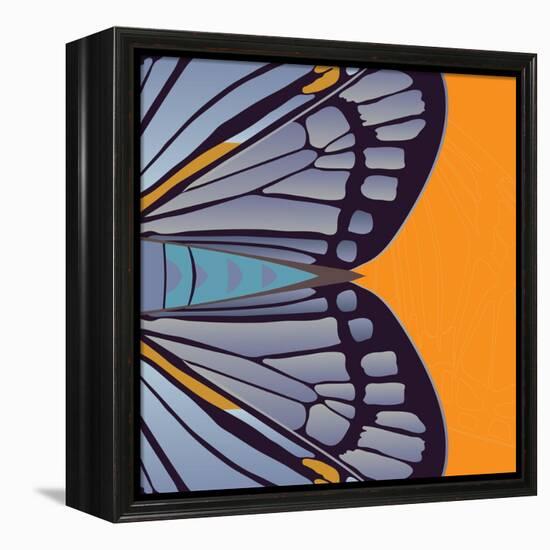 Tangerine Iris-Belen Mena-Framed Premier Image Canvas