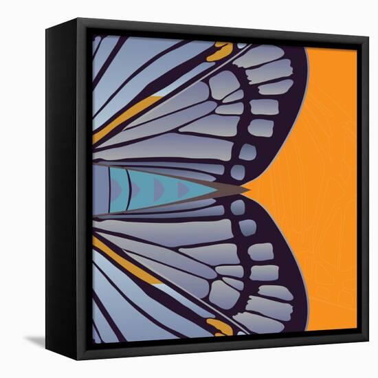 Tangerine Iris-Belen Mena-Framed Premier Image Canvas