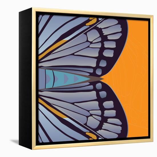 Tangerine Iris-Belen Mena-Framed Premier Image Canvas