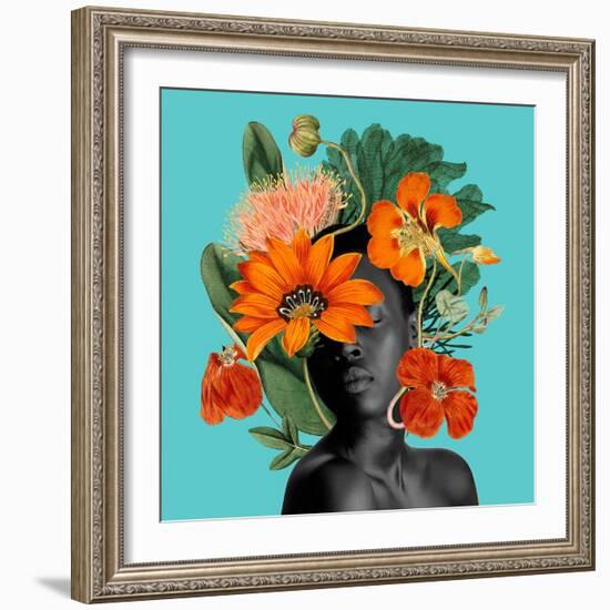 Tangerine Tropics I-Grace Popp-Framed Art Print