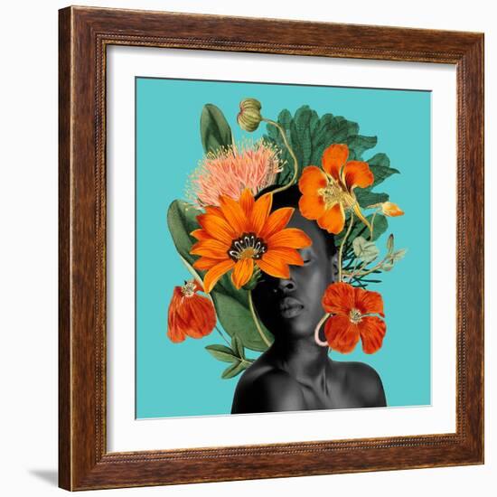 Tangerine Tropics I-Grace Popp-Framed Art Print