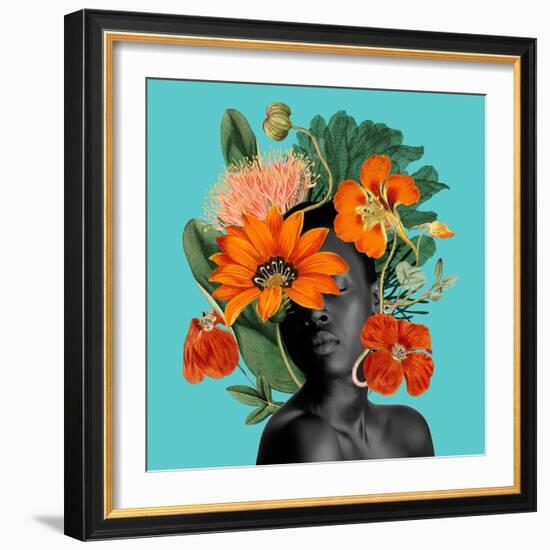 Tangerine Tropics I-Grace Popp-Framed Art Print