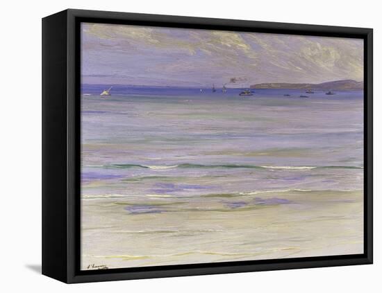 Tangier Bay-Sir John Lavery-Framed Premier Image Canvas