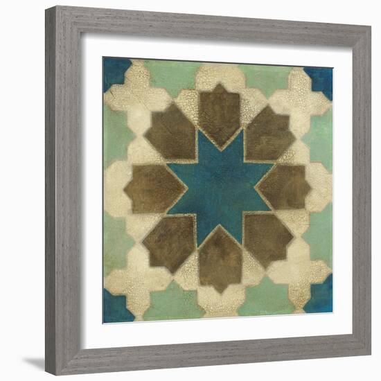 Tangier Tiles I-Liz Jardine-Framed Art Print