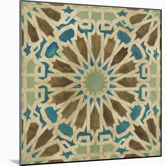 Tangier Tiles IV-Liz Jardine-Mounted Art Print