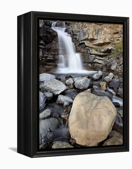 Tangle Falls, Jasper National Park, UNESCO World Heritage Site, Alberta, Canada, North America-James Hager-Framed Premier Image Canvas