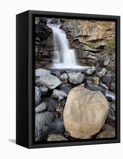 Tangle Falls, Jasper National Park, UNESCO World Heritage Site, Alberta, Canada, North America-James Hager-Framed Premier Image Canvas