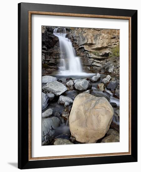 Tangle Falls, Jasper National Park, UNESCO World Heritage Site, Alberta, Canada, North America-James Hager-Framed Photographic Print