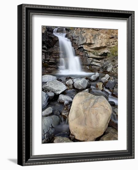 Tangle Falls, Jasper National Park, UNESCO World Heritage Site, Alberta, Canada, North America-James Hager-Framed Photographic Print