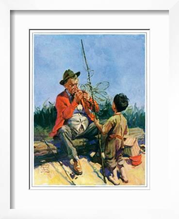 Tangled Fishing Line,May 1, 1929' Giclee Print - William Meade Prince