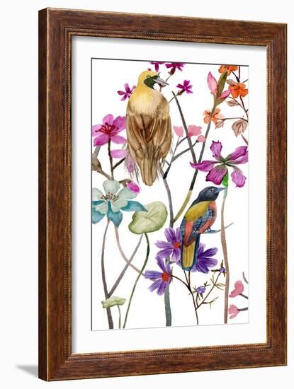 Tangled Garden II-Melissa Wang-Framed Art Print