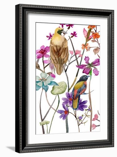 Tangled Garden II-Melissa Wang-Framed Art Print