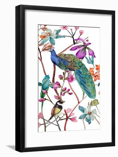 Tangled Garden III-Melissa Wang-Framed Art Print