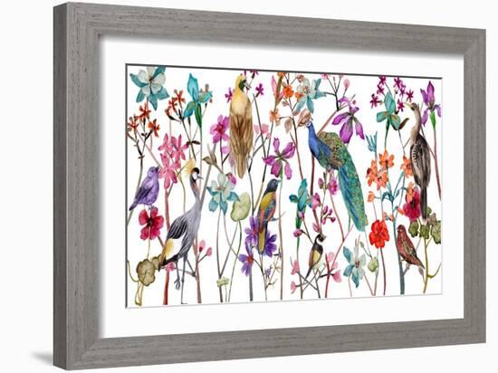 Tangled Garden V-Melissa Wang-Framed Art Print