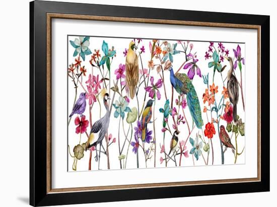 Tangled Garden V-Melissa Wang-Framed Art Print