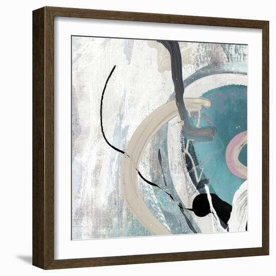 Tangled II Teal Version-PI Studio-Framed Art Print