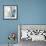 Tangled II Teal Version-PI Studio-Framed Art Print displayed on a wall