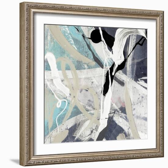 Tangled IV Teal Version-PI Studio-Framed Art Print