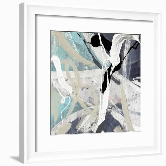 Tangled IV Teal Version-PI Studio-Framed Art Print