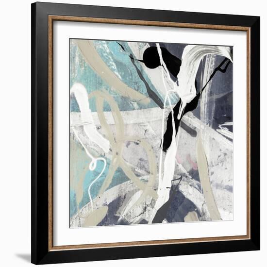 Tangled IV Teal Version-PI Studio-Framed Art Print