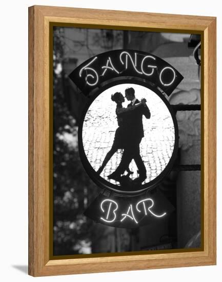 Tango Bar Sign, Buenos Aires, Argentina-Demetrio Carrasco-Framed Premier Image Canvas
