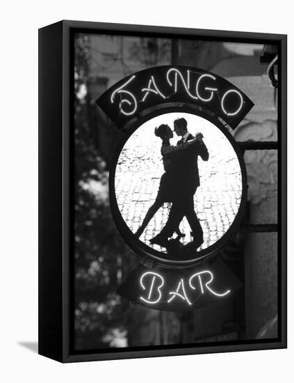 Tango Bar Sign, Buenos Aires, Argentina-Demetrio Carrasco-Framed Premier Image Canvas